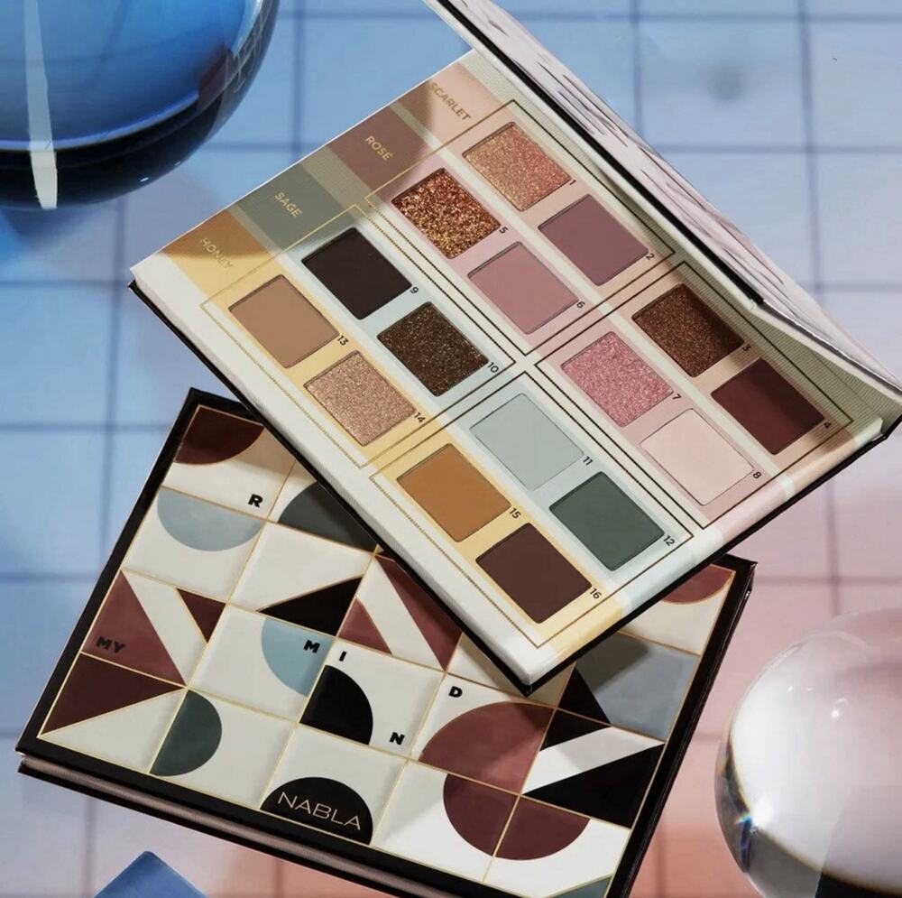 NABLA Read My Mind Eyeshadow Palette 16 Shades NIB Discontinued Authentic